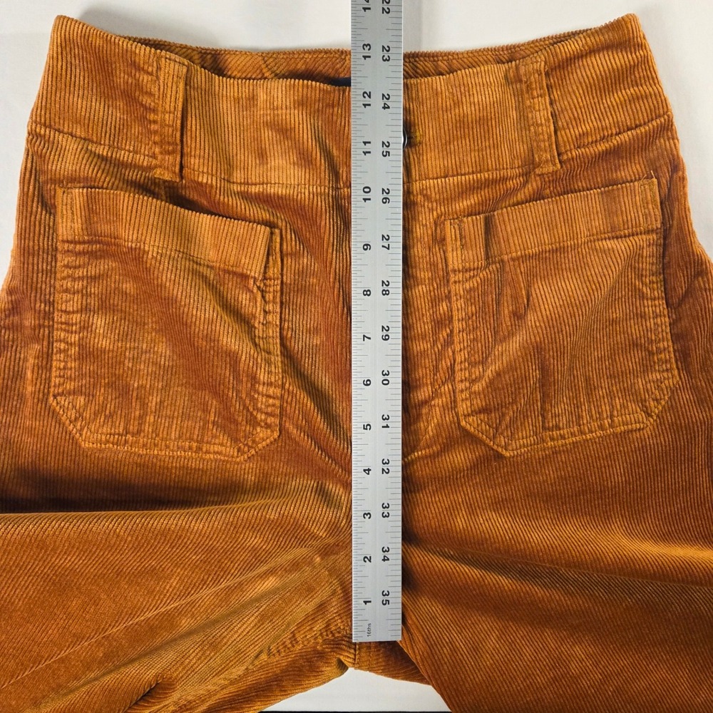 Maeve by Anthropologie Colette Corduroy Cropped Wide Leg Pants Women's Size 28 - Picture 8 of 10